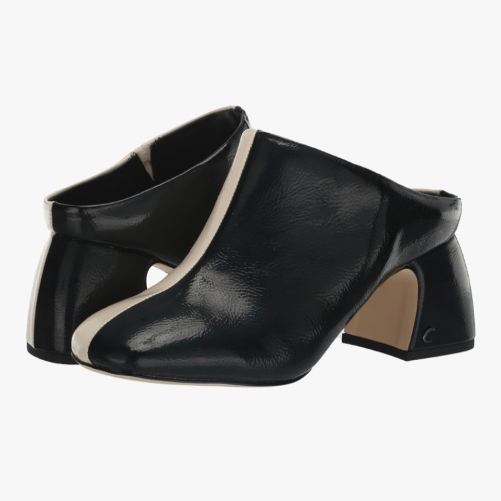 Black and White Two Tone Circus NY by Sam Edelman Olson Mules